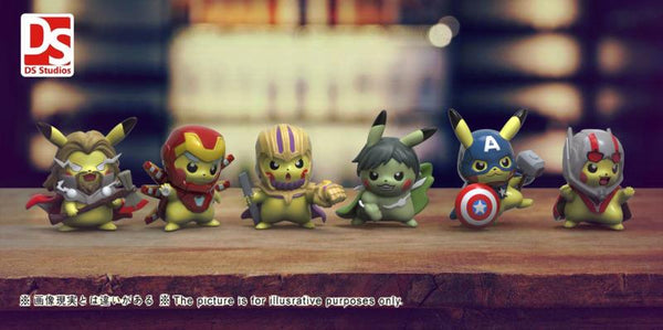 Poncho Cosplay Pikachu Mini Figure Marvel Avengers Series - DS Studio (PREORDER)