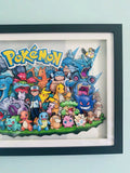 Pokémon 3D Poster - Pokemon Resin Statue - PREORDER
